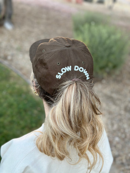 Slow Down Low Profile Cotton Hat