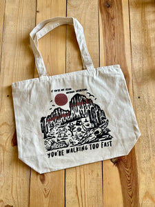 Slow Down Canvas Tote Bags