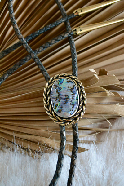 Abalone Bolo Tie