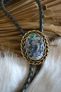 Abalone Bolo Tie