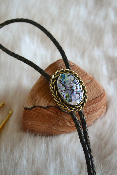 Abalone Bolo Tie