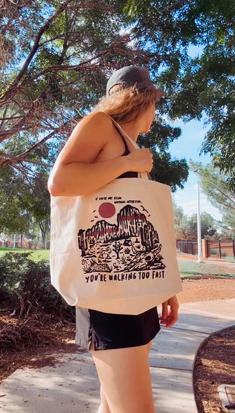 Slow Down Canvas Tote Bags