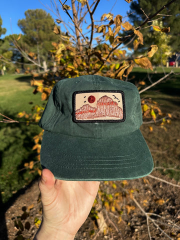 Red Rock Patch Classic Washed Dad Hat