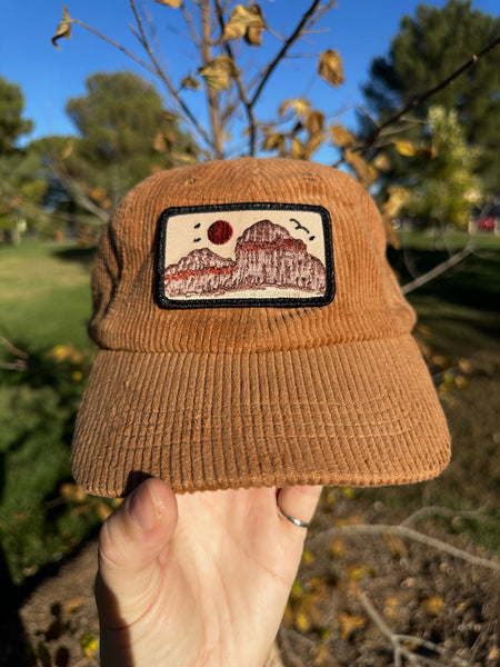 Red Rock Patch Corduroy Dad Hats