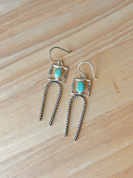 Carico Turquoise Dangle Earrings