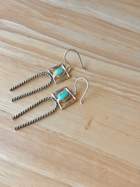 Carico Turquoise Dangle Earrings
