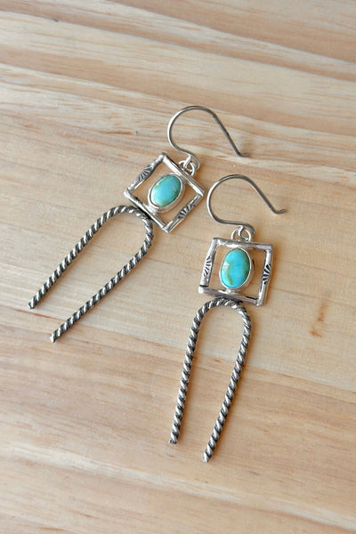 Carico Turquoise Dangle Earrings