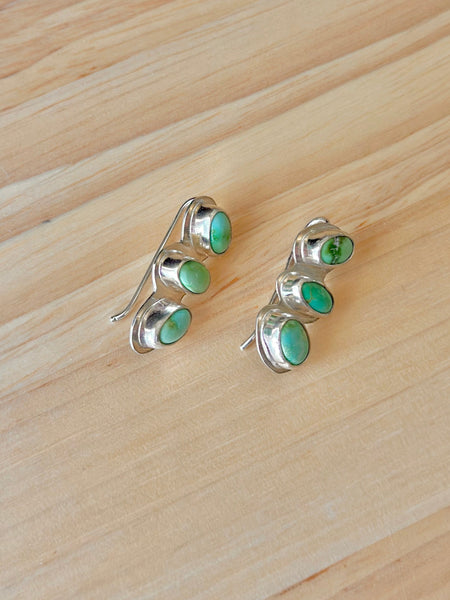 Sonoran Turquoise 2-in-1 Dangle or Ear Crawl Earrings