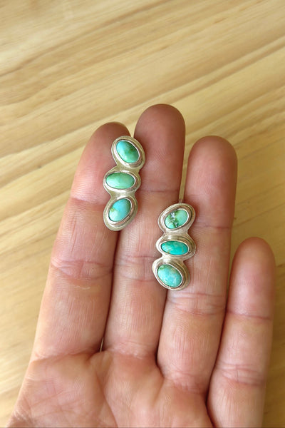Sonoran Turquoise 2-in-1 Dangle or Ear Crawl Earrings