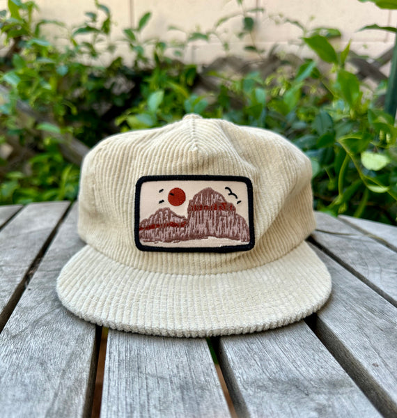 Red Rock Patch Corduroy Hats