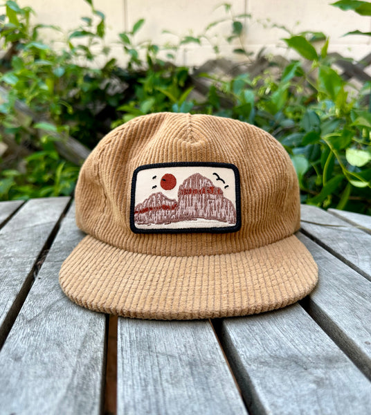 Red Rock Patch Corduroy Hats