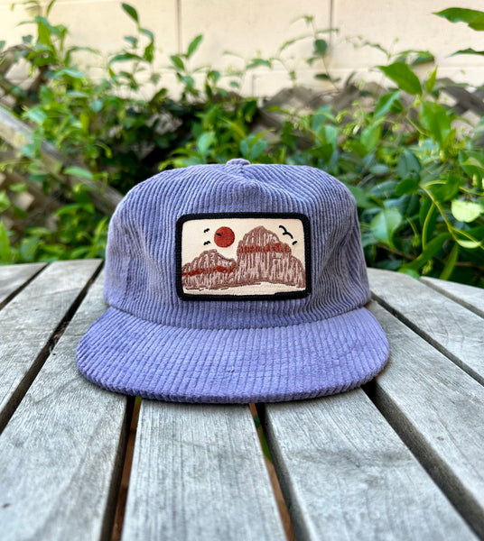 Red Rock Patch Corduroy Hats