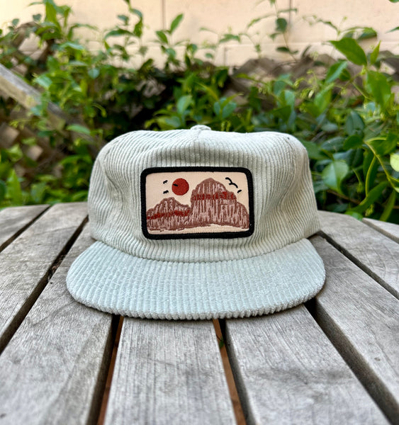 Red Rock Patch Corduroy Hats