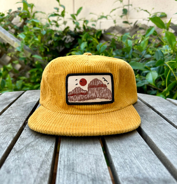 Red Rock Patch Corduroy Hats