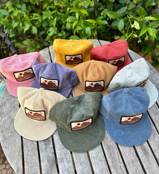 Red Rock Patch Corduroy Hats