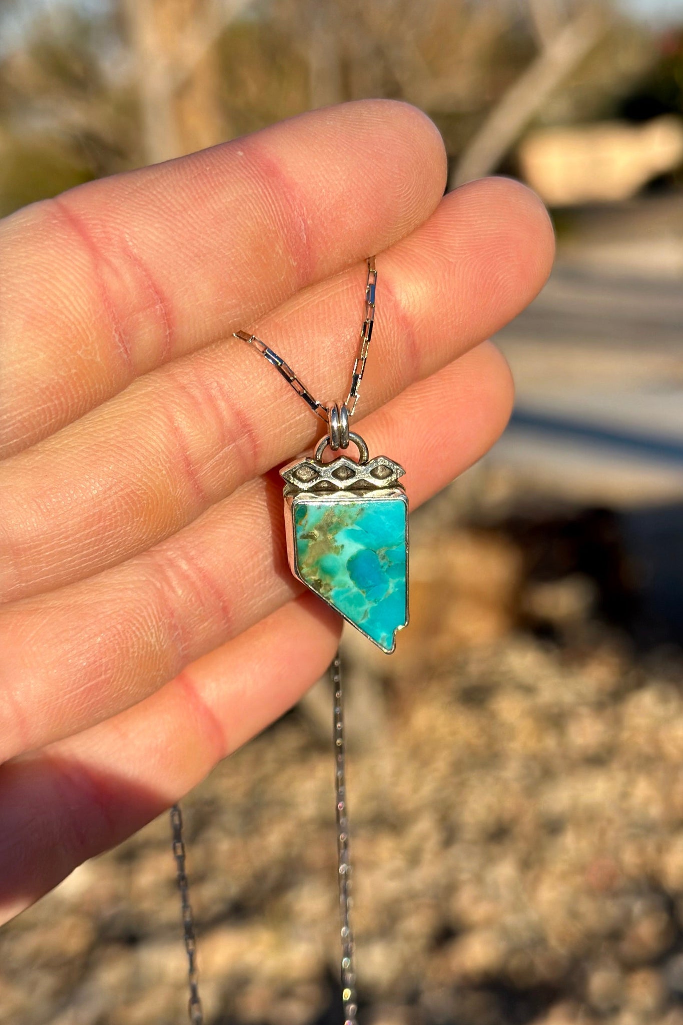 Kingman Turquoise Necklace