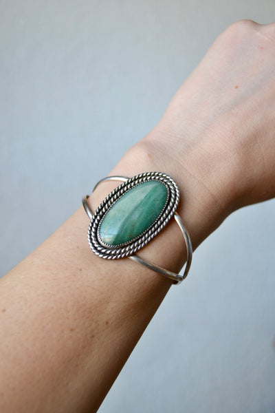 Green Aventurine Cuff Bracelet