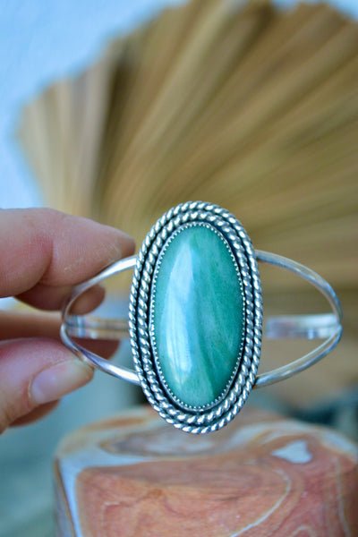 Green Aventurine Cuff Bracelet