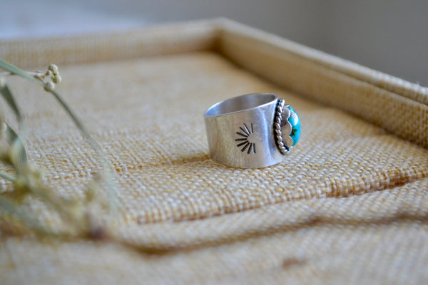 [ARCHIVES] Turquoise Wide Band (Size 5)