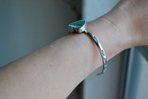 [ARCHIVES] Turquoise Sterling Silver Stamped