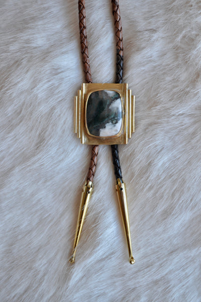 [ARCHIVES] (Green Moss Agate Brass)