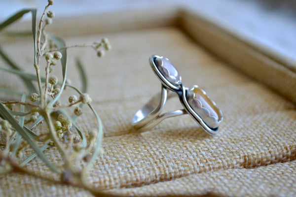 [ARCHIVES] Rose Quartz & Yellow Agate (Size 7)